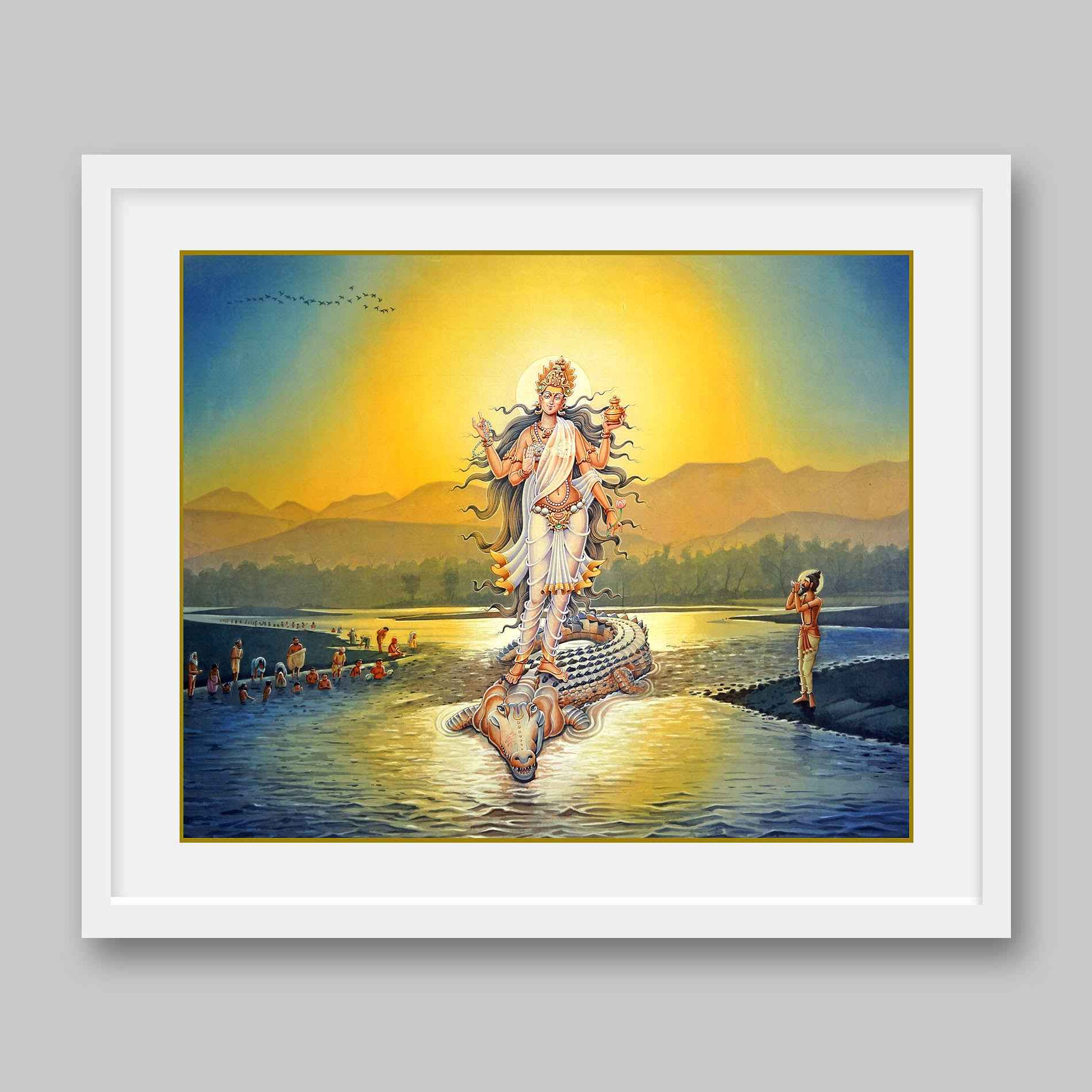 Ganga – High Quality Print of Artwork by Pieter Weltevrede