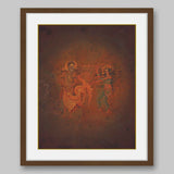 Goddess Ganga mocking at sage Durvasa – High Quality Print of Artwork by Pieter Weltevrede