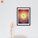 Gayatri Yantra -High Quality Print of Artwork by Pieter Weltevrede - Sagar World