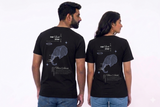 Uttara ashda  Nakshatra T-Shirt – Vedic Astrology Inspired Unisex Cotton Tee | Spiritual Minimalist Wear