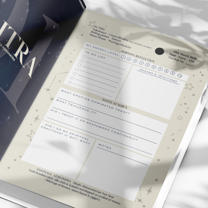 Rohini Nakshatra Journal – 365 Days of Cosmic Self-Reflection