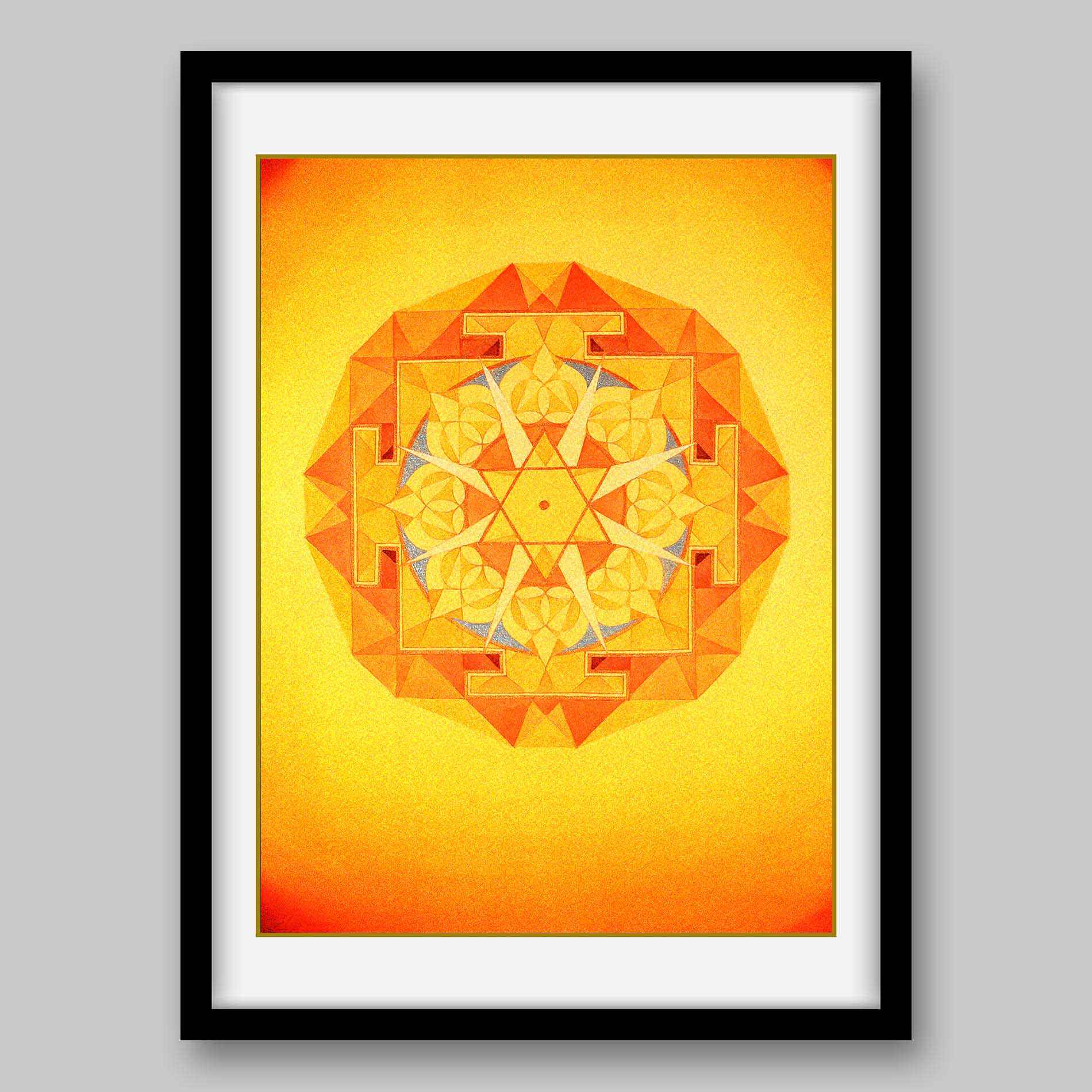 Jupiter Yantra – High Quality Print of Artwork by Pieter Weltevrede - Home Decor