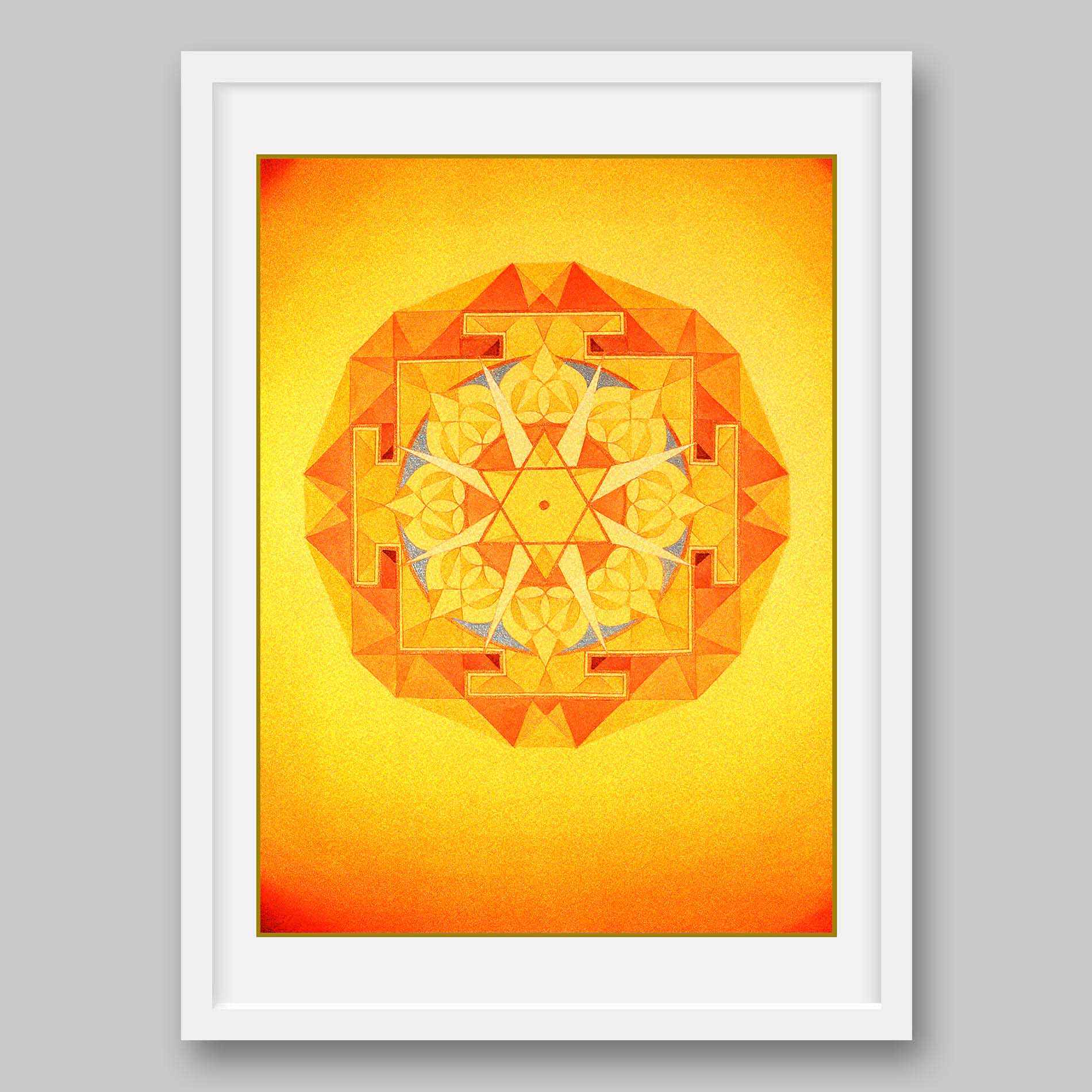 Jupiter Yantra – High Quality Print of Artwork by Pieter Weltevrede - Home Decor