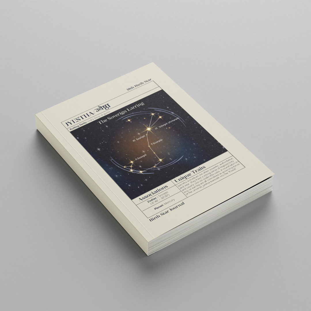 Jyeshta Nakshatra Journal – 365 Days of Cosmic Self-Reflection