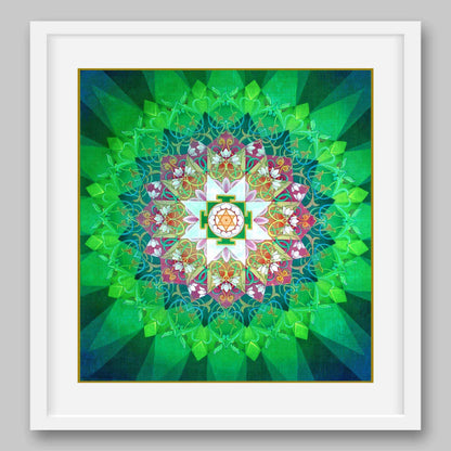 Kamala Yantra - High Quality Print of Artwork by Pieter Weltevrede - Home Decor