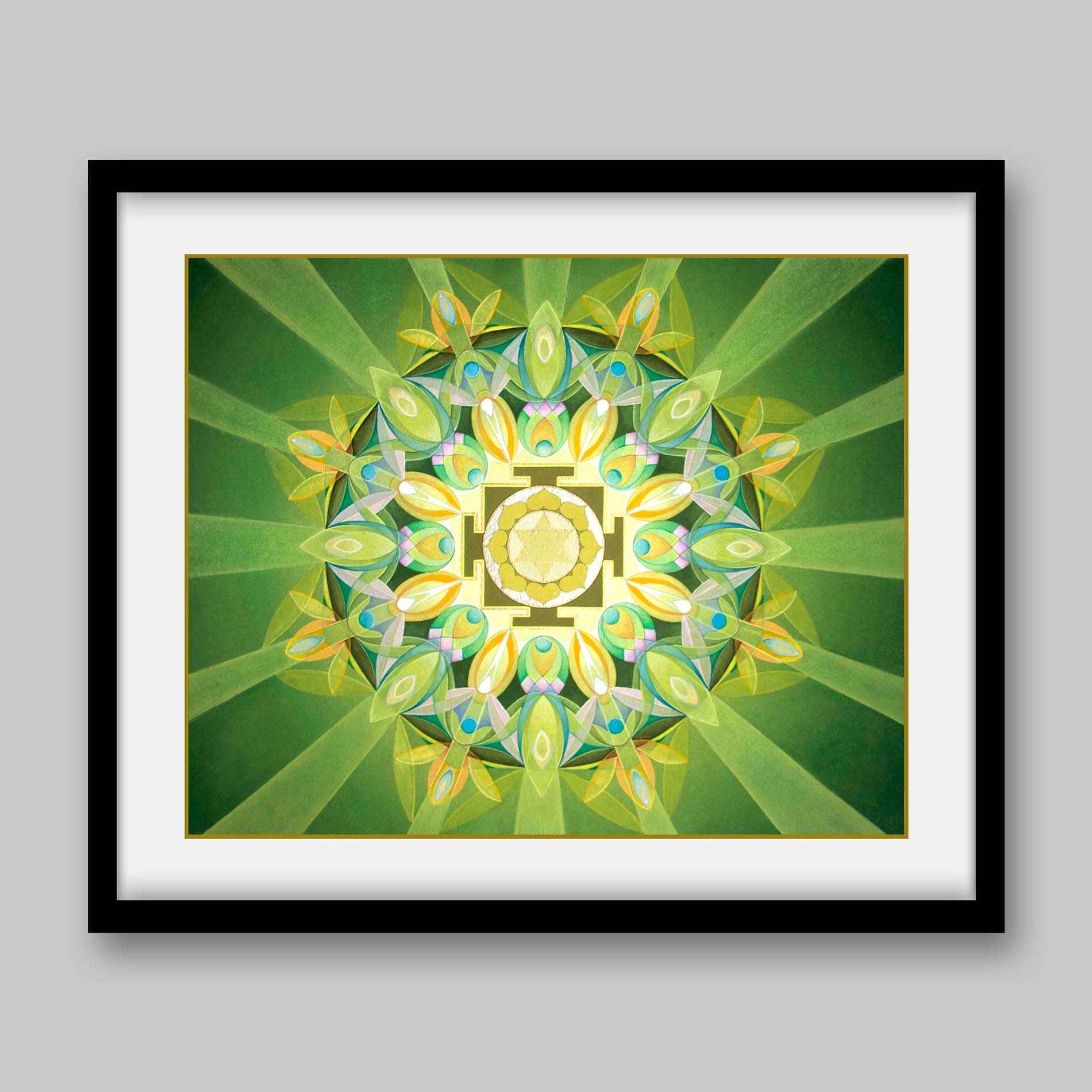 Ketu Yantra - High Quality Print of Artwork by Pieter Weltevrede - Home Decor