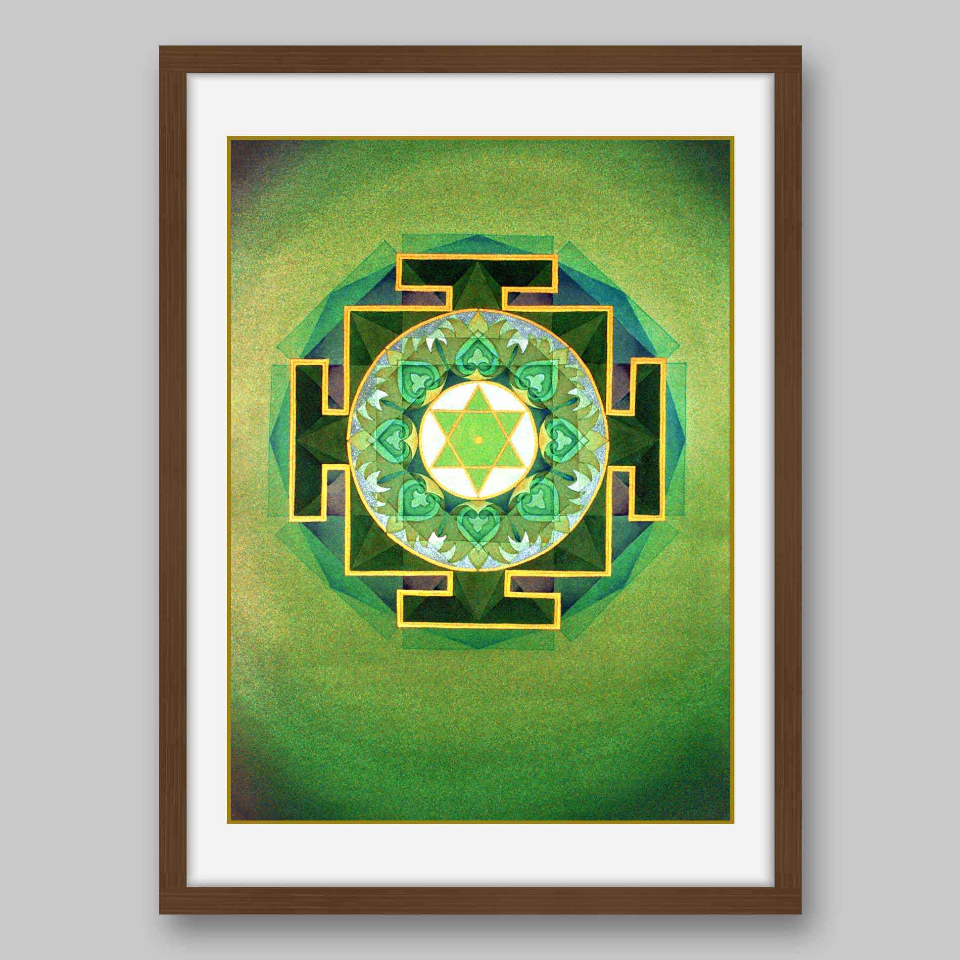 Ketu Yantra - High Quality Print of Artwork by Pieter Weltevrede