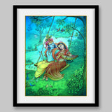 Radha Krishna - High Quality Print of Artwork by Pieter Weltevrede - Sagar World
