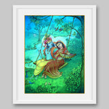 Radha Krishna - High Quality Print of Artwork by Pieter Weltevrede - Sagar World
