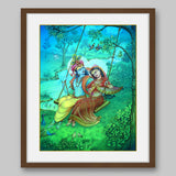 Radha Krishna - High Quality Print of Artwork by Pieter Weltevrede - Sagar World