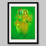 Radha Krishna - High Quality Print of Artwork by Pieter Weltevrede - Sagar World