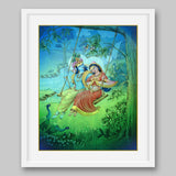 Radha Krishna - High Quality Print of Artwork by Pieter Weltevrede - Sagar World