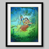 Radha Krishna - High Quality Print of Artwork by Pieter Weltevrede - Sagar World