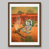 Krishna freeing Yakshas from tree - High Quality Print of Artwork by Pieter Weltevrede - Sagar World