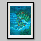 Krishna and Vasudev – High Quality Print of Artwork by Pieter Weltevrede - Sagar World