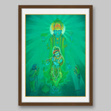 Krishna, Vasudev and Devki – High Quality Print of Artwork by Pieter Weltevrede - Sagar World