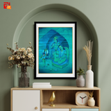 Krishna & Varuna – High Quality Print of Artwork by Pieter Weltevrede