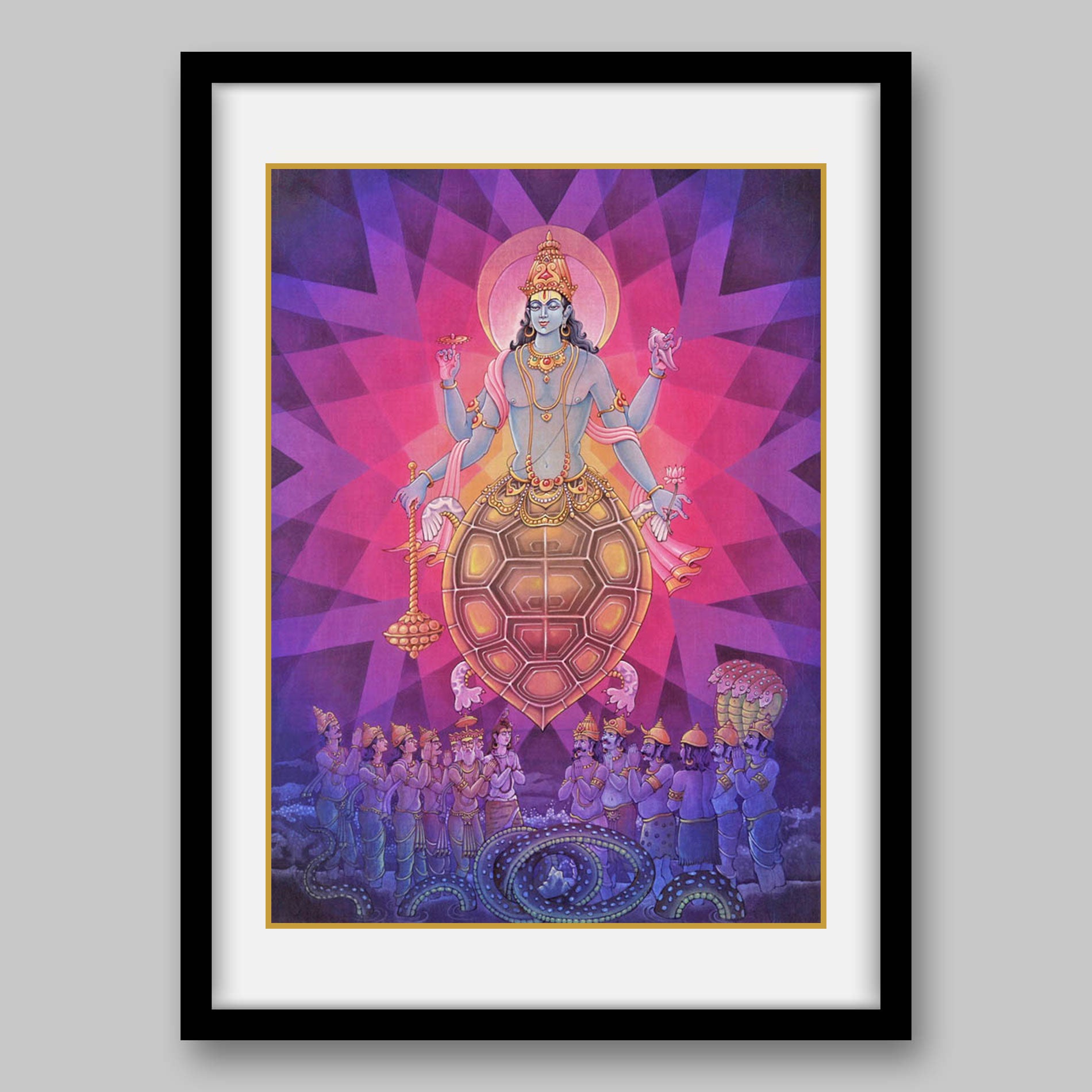 Kurma Avatar – High Quality Print of Artwork by Pieter Weltevrede - Sagar World