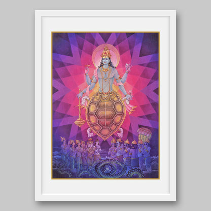 Kurma Avatar – High Quality Print of Artwork by Pieter Weltevrede - Sagar World