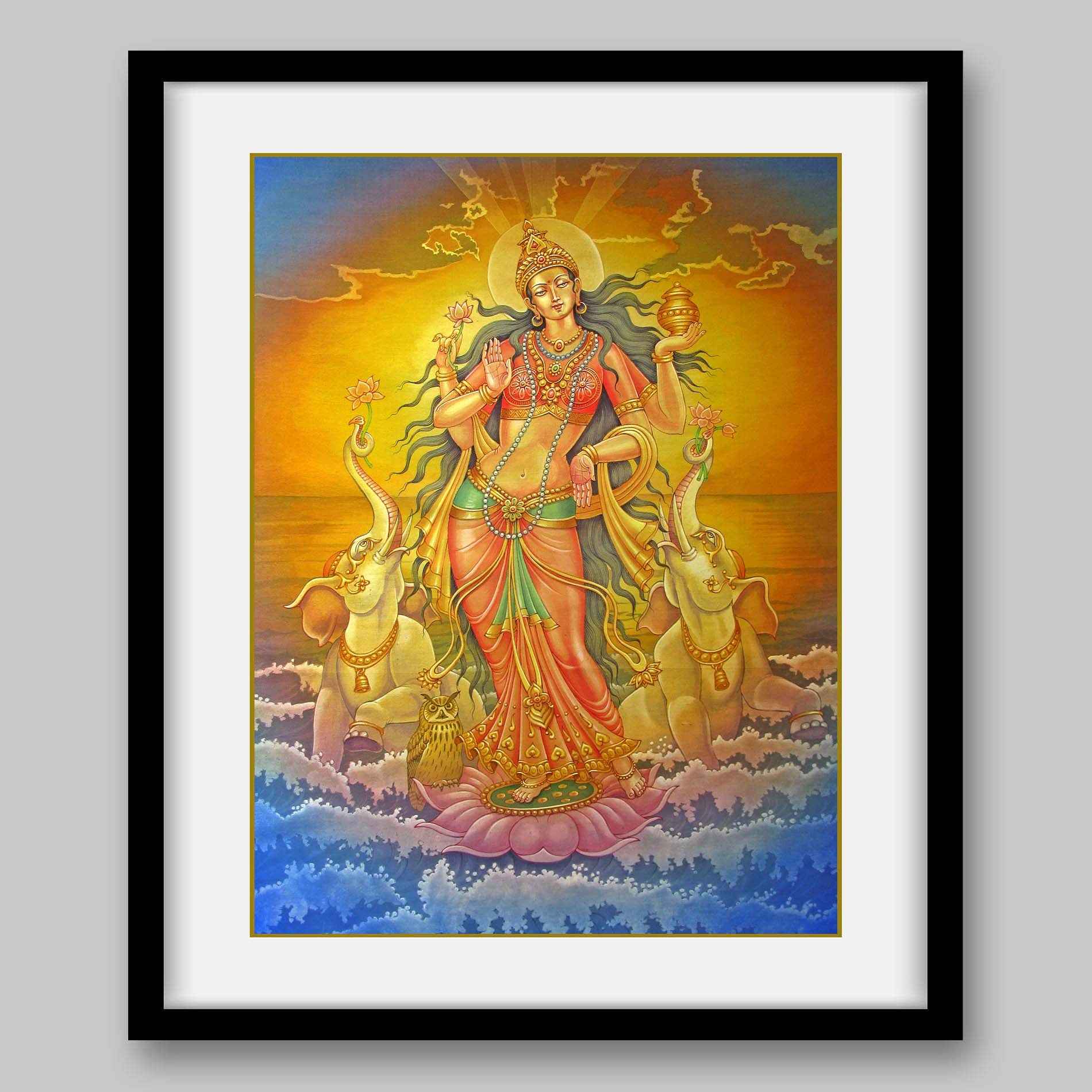 Lakshmi - High Quality Print of Artwork by Pieter Weltevrede
