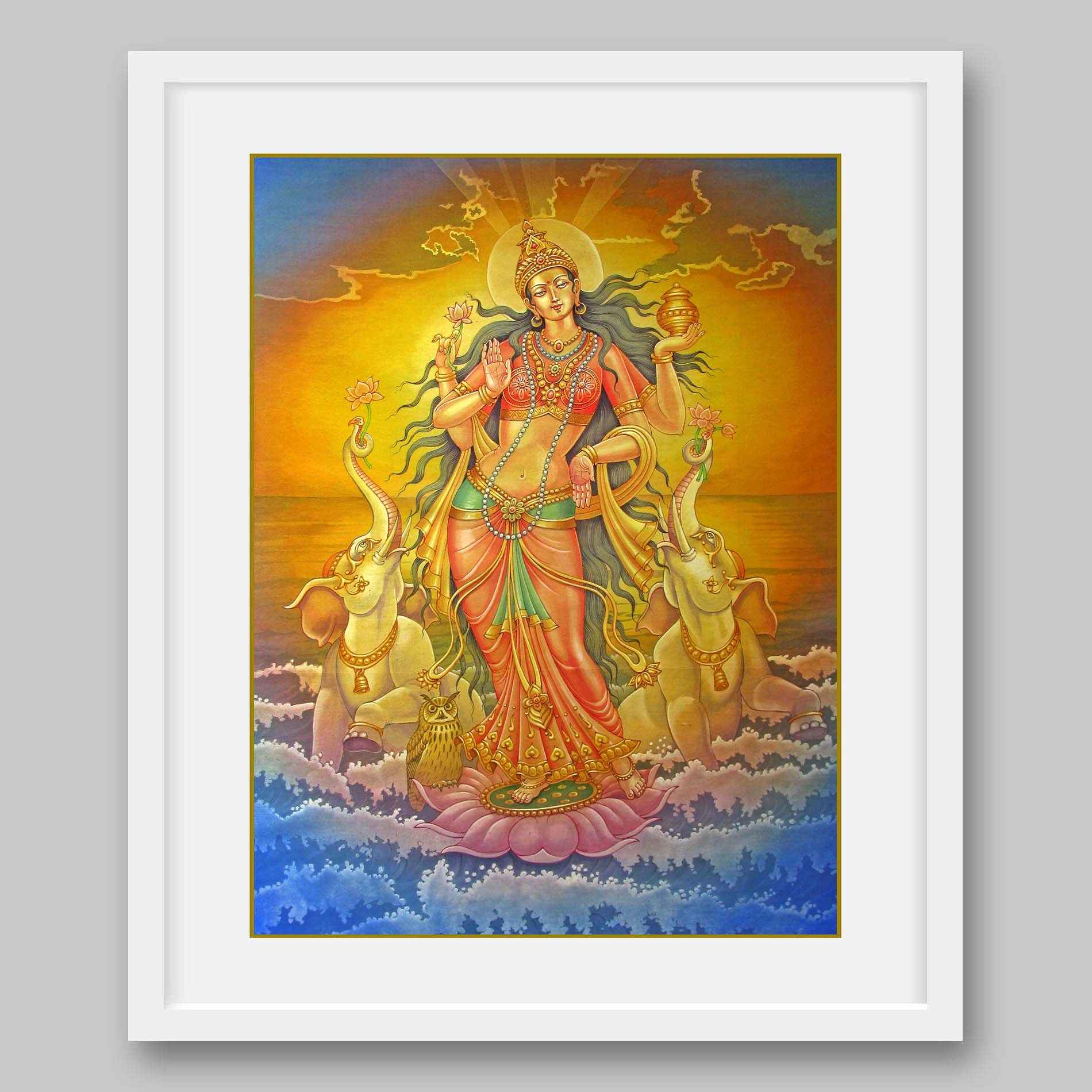 Lakshmi - High Quality Print of Artwork by Pieter Weltevrede