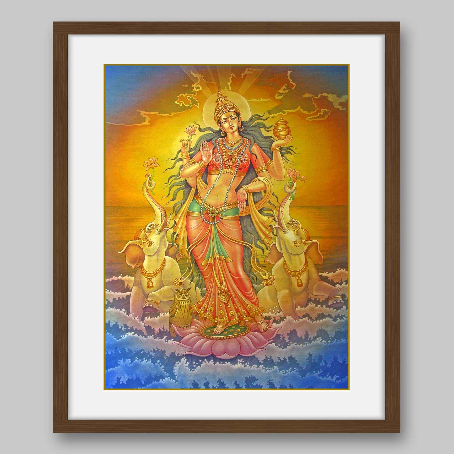 Lakshmi - High Quality Print of Artwork by Pieter Weltevrede