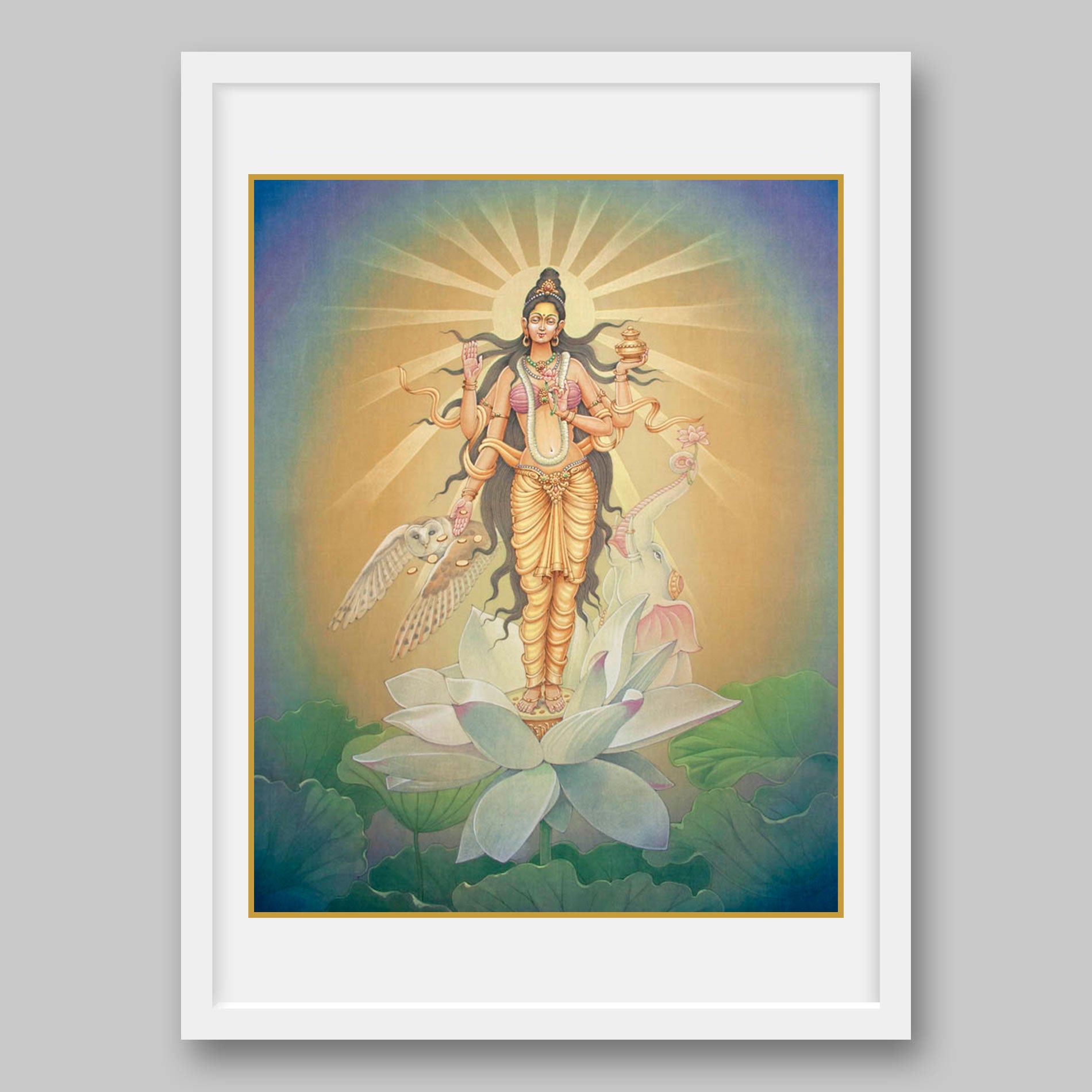 Lakshmi - High Quality Print of Artwork by Pieter Weltevrede - Sagar World