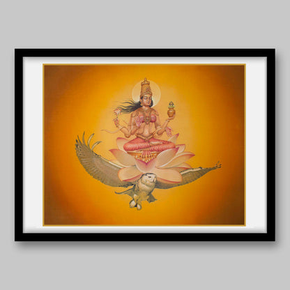 Lakshmi - High Quality Print of Artwork by Pieter Weltevrede - Sagar World