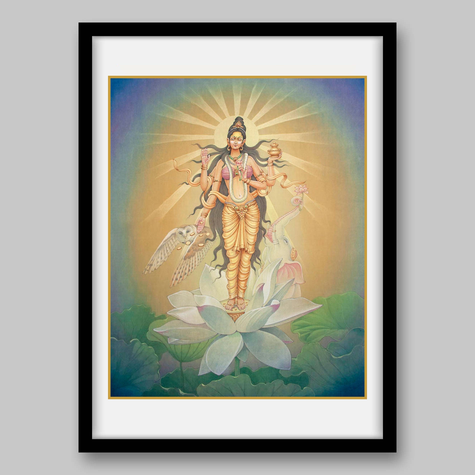 Lakshmi - High Quality Print of Artwork by Pieter Weltevrede - Sagar World