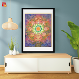 Laxmi Mandala - High Quality Print of Artwork by Pieter Weltevrede - Home Decore - Sagar World