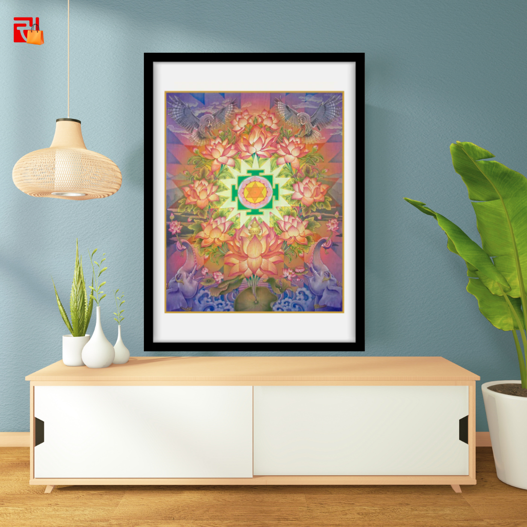 Laxmi Mandala - High Quality Print of Artwork by Pieter Weltevrede - Home Decore - Sagar World