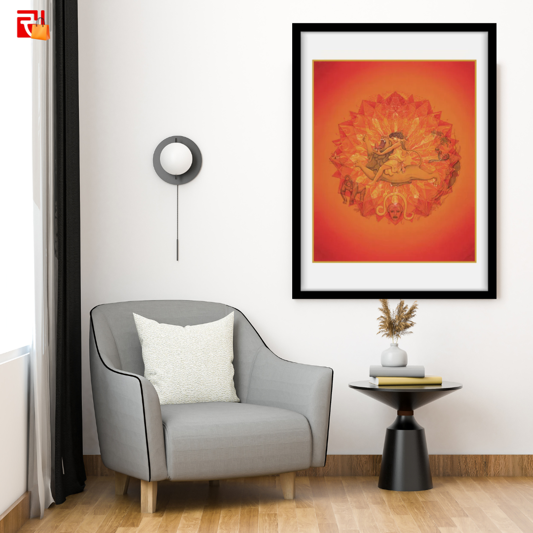 Leo - High Quality Print of Artwork by Pieter Weltevrede - Home Decor - Sagar World