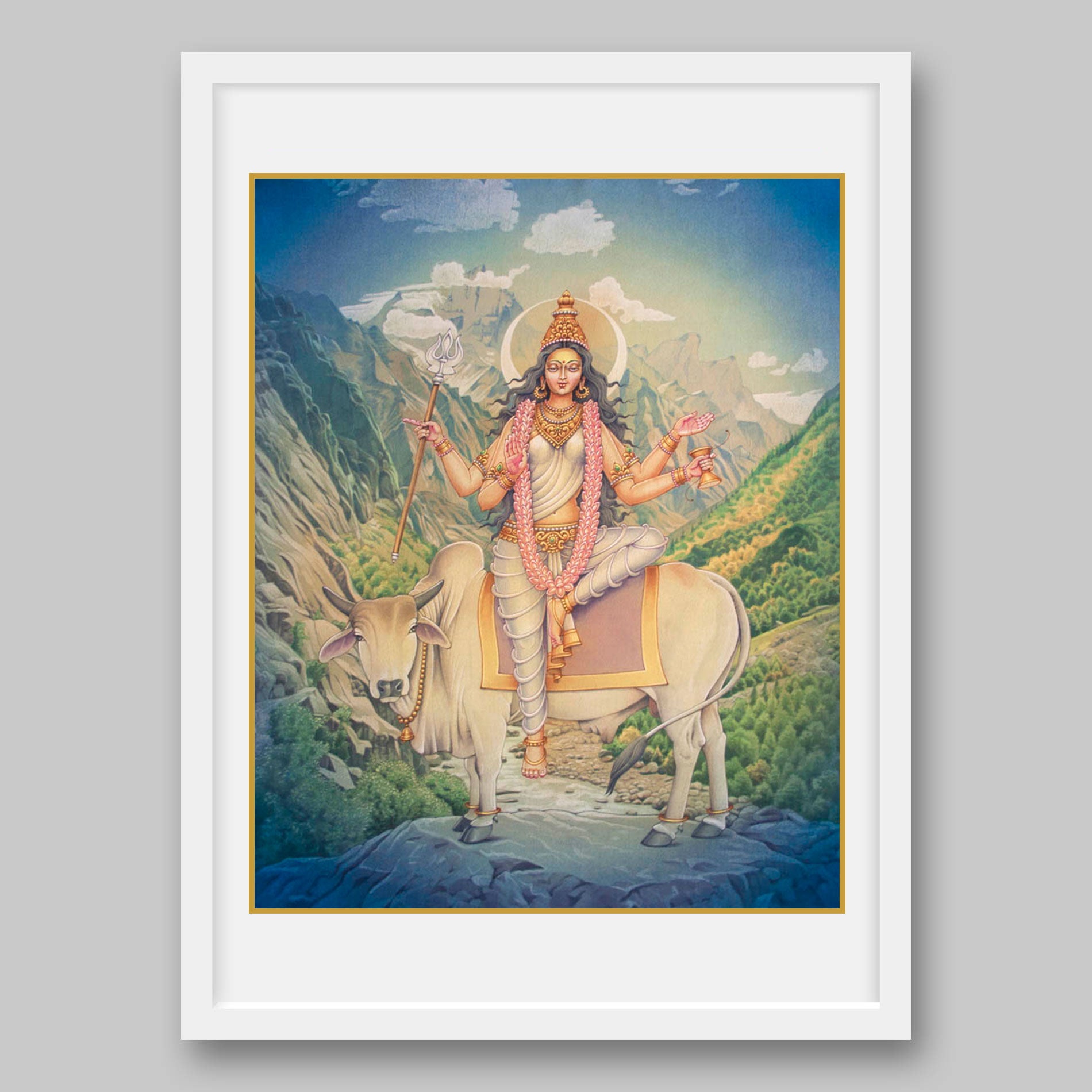 Maha Gauri - High Quality Print of Artwork by Pieter Weltevrede - Sagar World