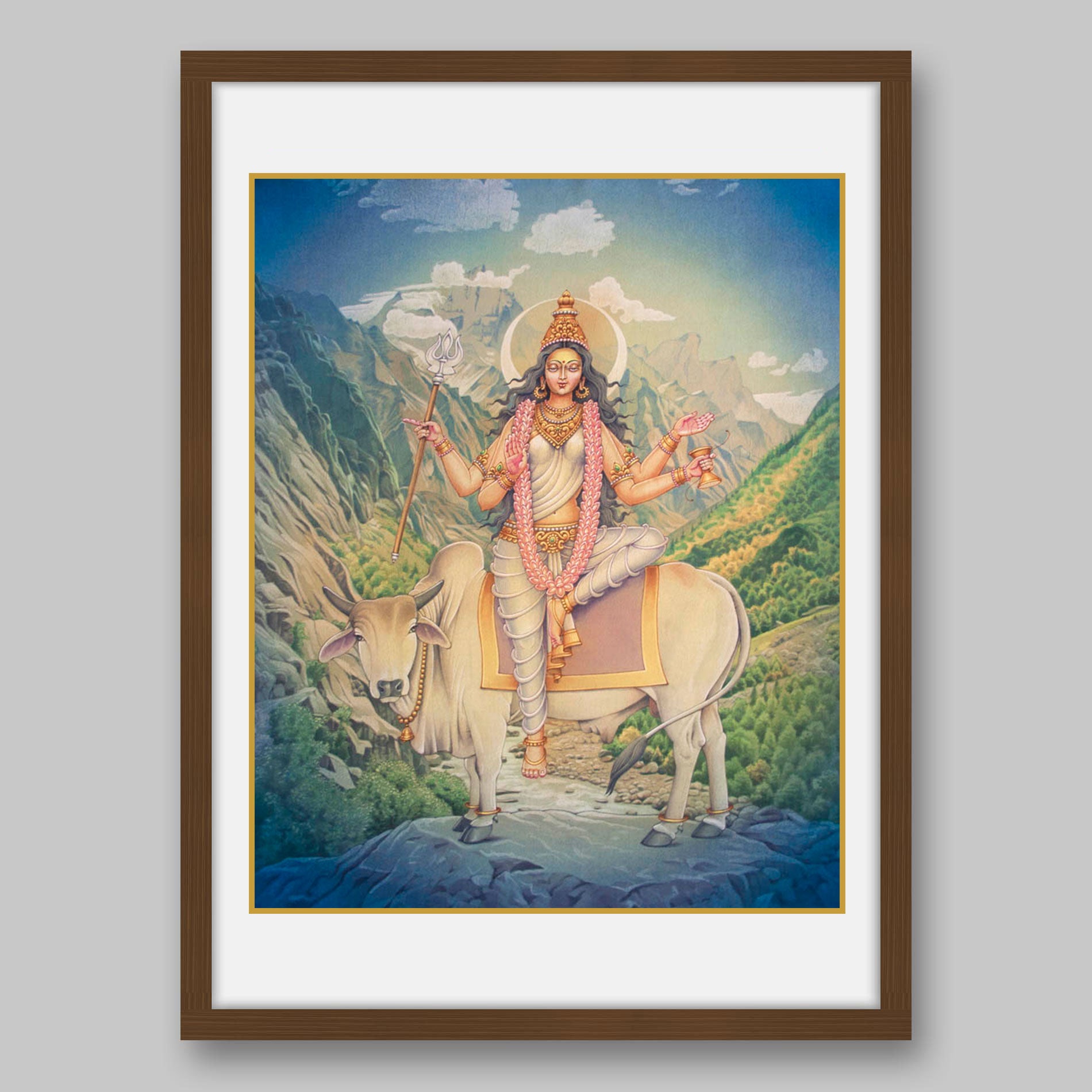 Maha Gauri - High Quality Print of Artwork by Pieter Weltevrede - Sagar World