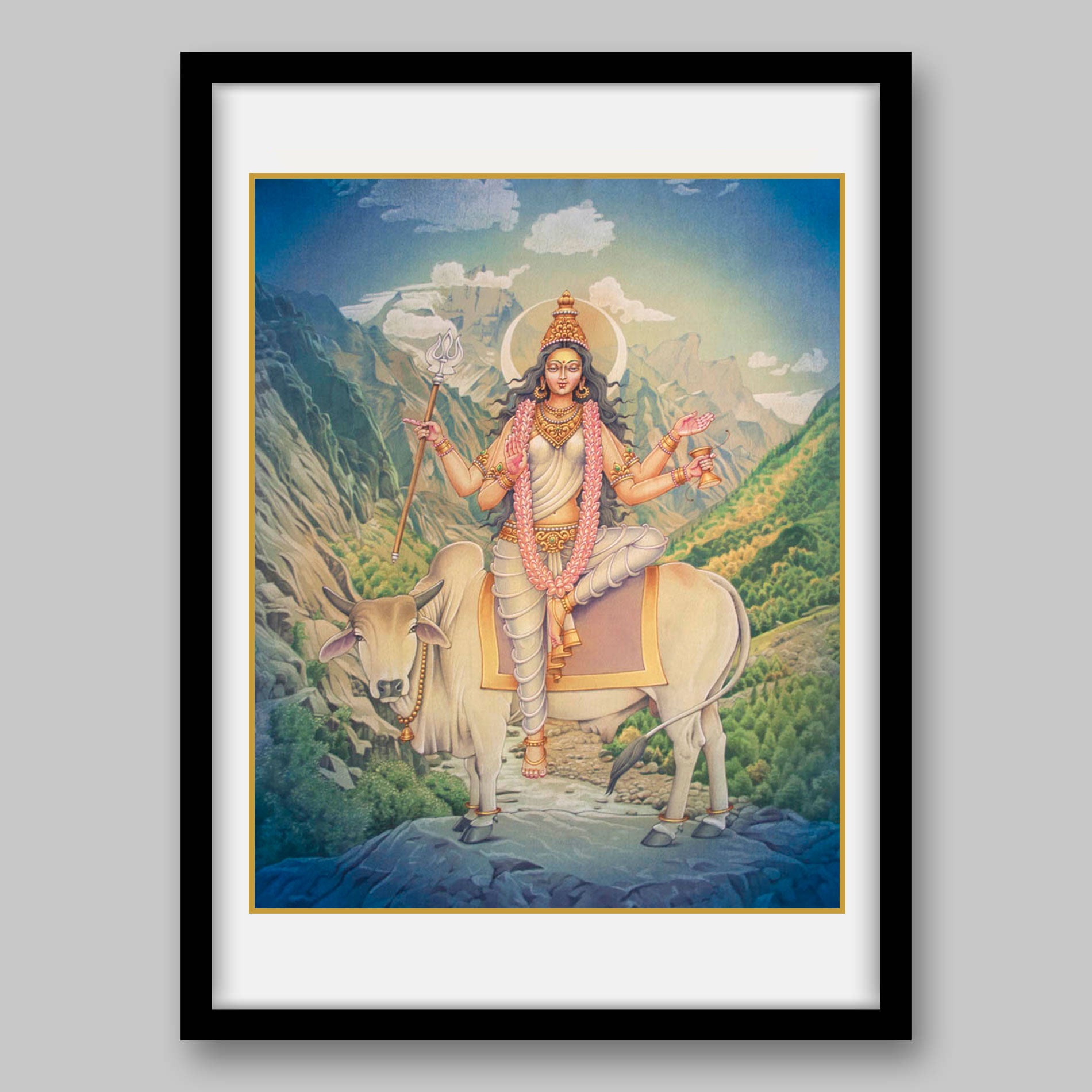 Maha Gauri - High Quality Print of Artwork by Pieter Weltevrede - Sagar World