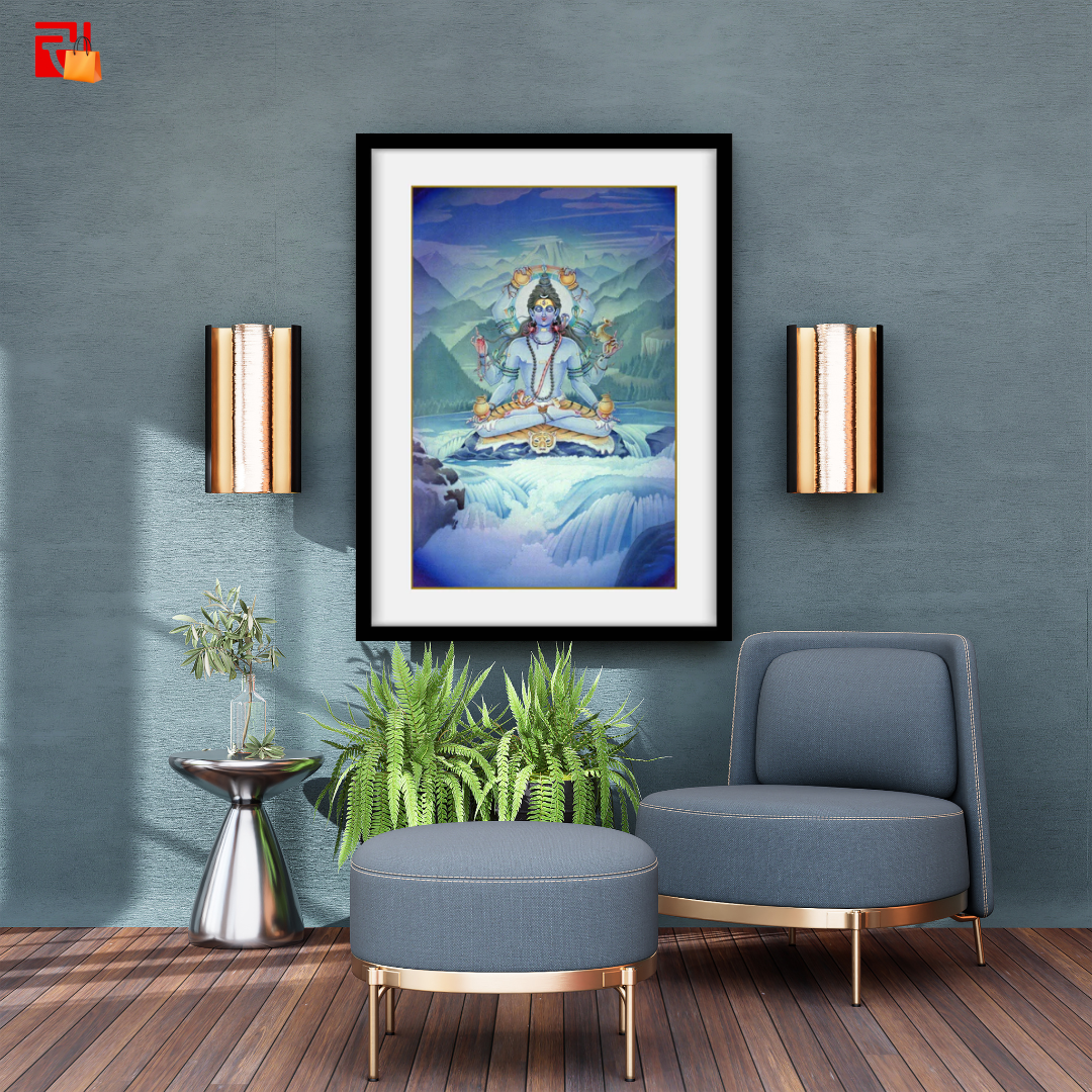 Mahamrityunjaya Shiva – High Quality Print of Artwork by Pieter Weltevrede - Sagar World