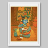 Makhanchor Krishna – High Quality Print of Artwork by Pieter Weltevrede - Sagar World