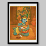Makhanchor Krishna – High Quality Print of Artwork by Pieter Weltevrede - Sagar World