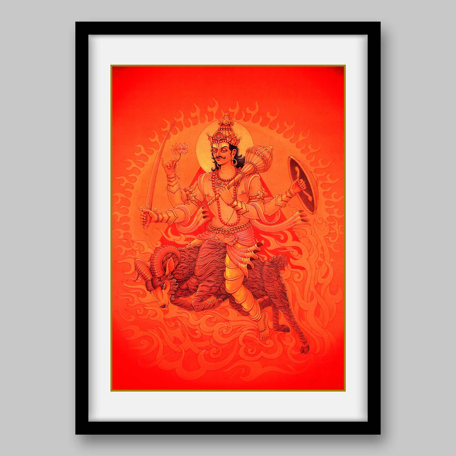 Mangal - High Quality Print of Artwork by Pieter Weltevrede - Home Decor - Sagar World