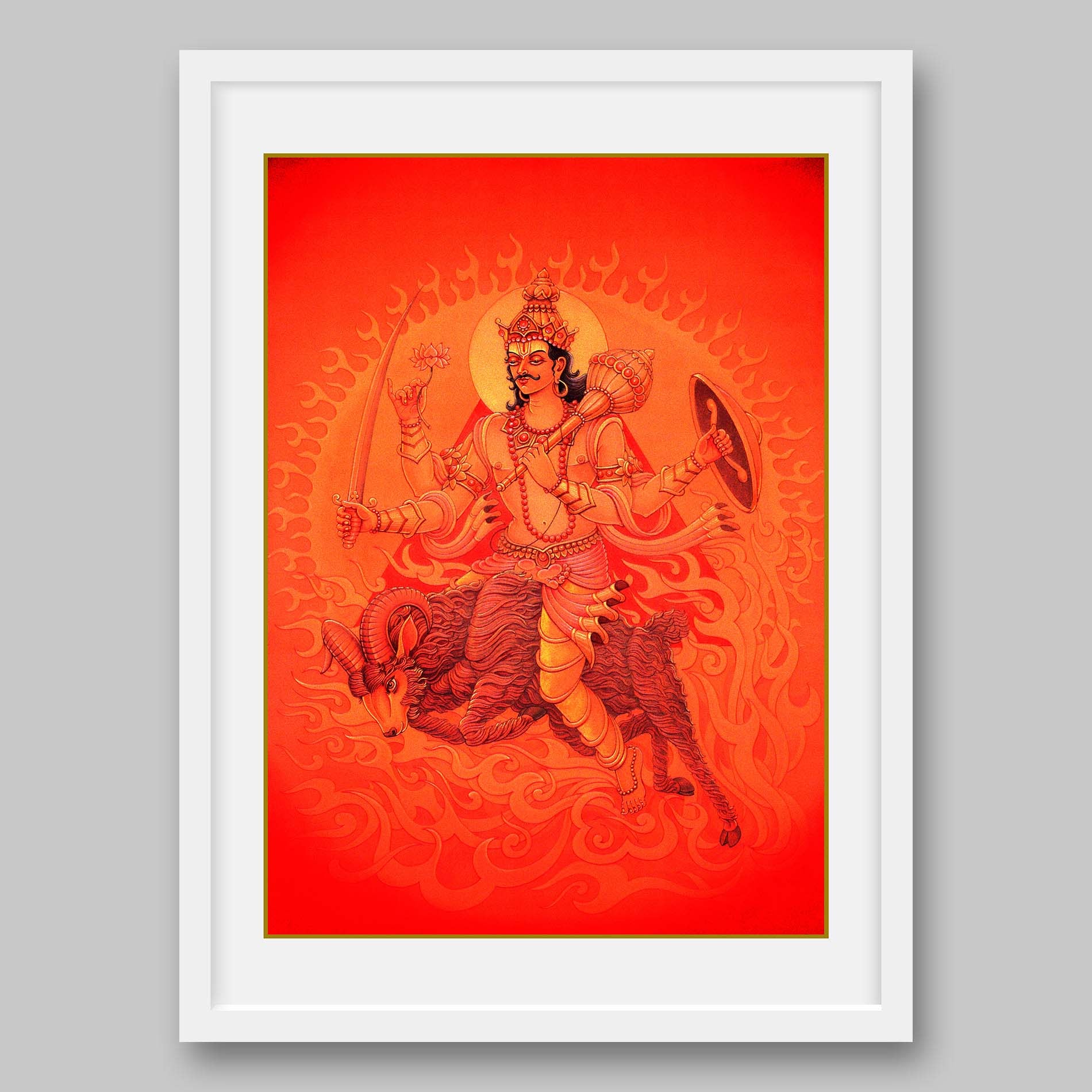 Mangal - High Quality Print of Artwork by Pieter Weltevrede - Home Decor - Sagar World