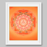 Mars Yantra - High Quality Print of Artwork by Pieter Weltevrede - Home Decor - Sagar World