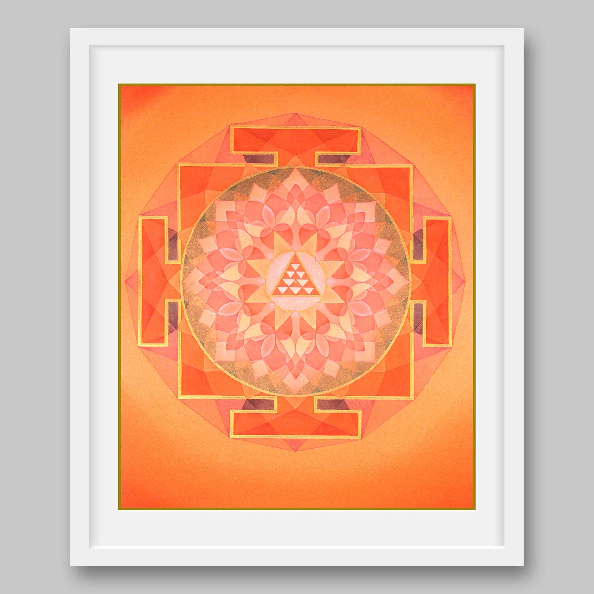 Mars Yantra - High Quality Print of Artwork by Pieter Weltevrede - Home Decor - Sagar World