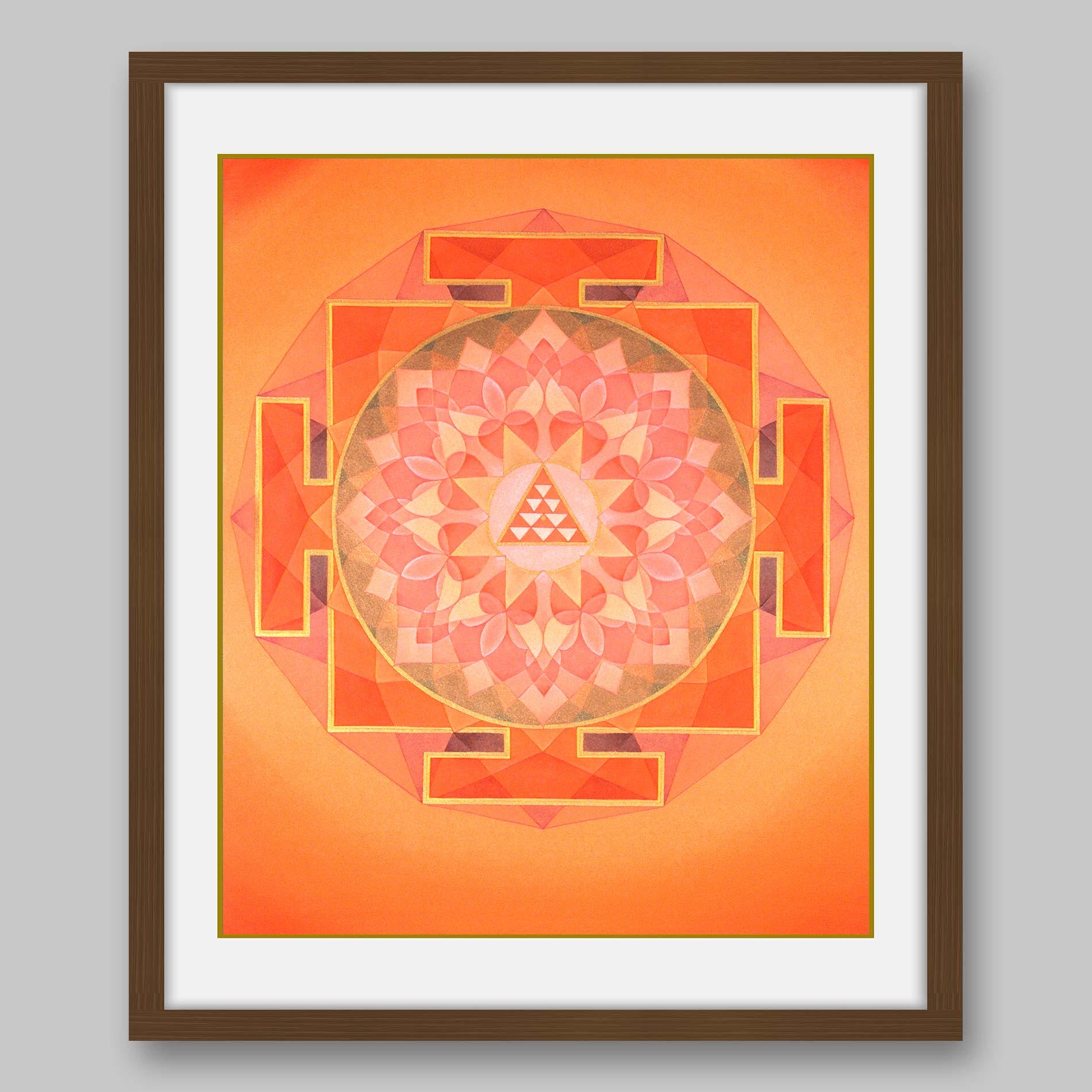 Mars Yantra - High Quality Print of Artwork by Pieter Weltevrede - Home Decor - Sagar World