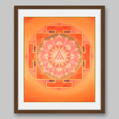 Mars Yantra - High Quality Print of Artwork by Pieter Weltevrede - Home Decor - Sagar World