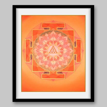 Mars Yantra - High Quality Print of Artwork by Pieter Weltevrede - Home Decor - Sagar World