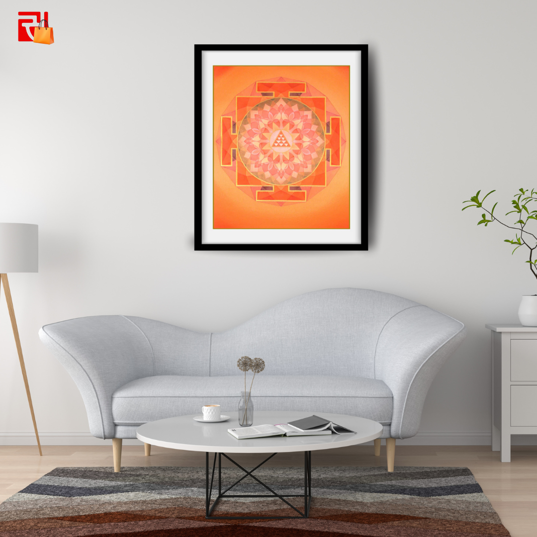 Mars Yantra - High Quality Print of Artwork by Pieter Weltevrede - Home Decor - Sagar World