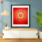 Mars Yantra - High Quality Print of Artwork by Pieter Weltevrede - Home Decor - Sagar World