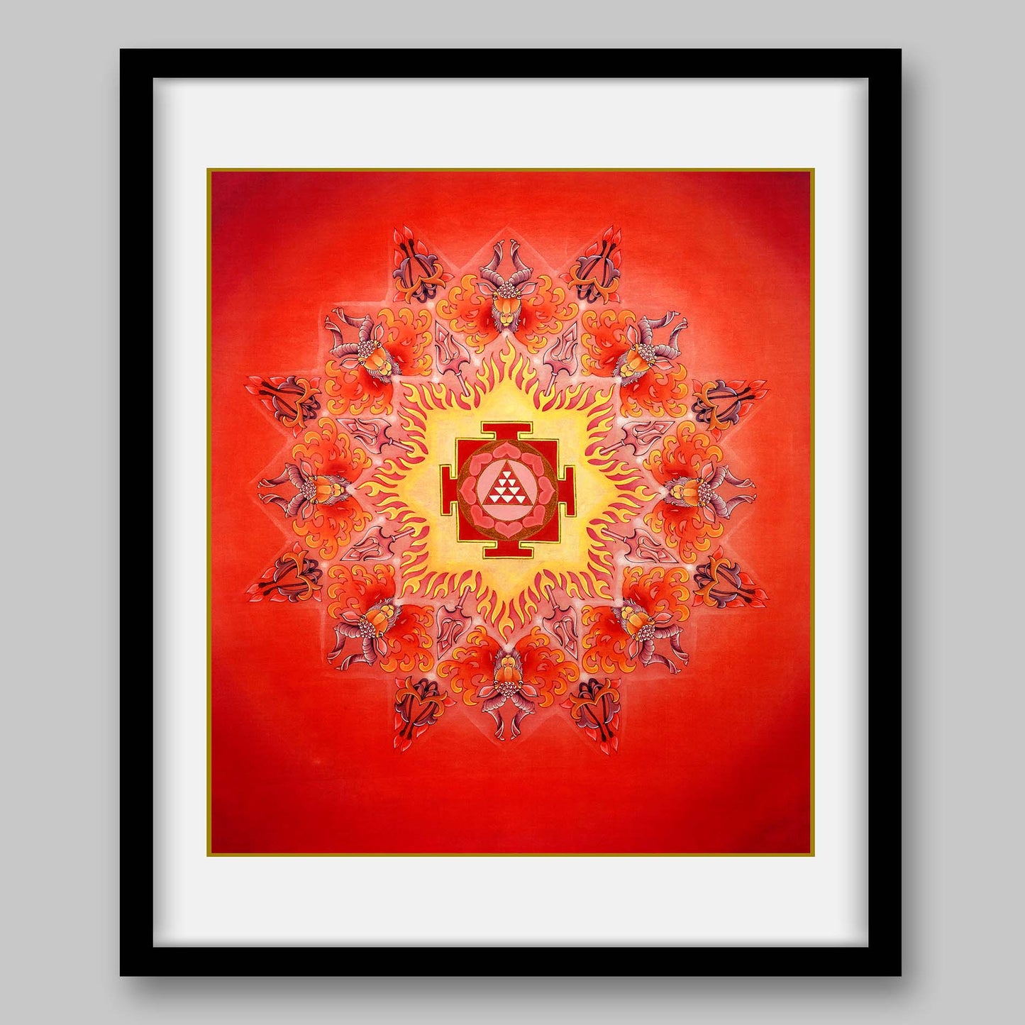 Mars Yantra - High Quality Print of Artwork by Pieter Weltevrede - Home Decor - Sagar World
