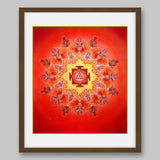 Mars Yantra - High Quality Print of Artwork by Pieter Weltevrede - Home Decor - Sagar World