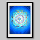 Moon Yantra - High Quality Print of Artwork by Pieter Weltevrede - Home Decor - Sagar World